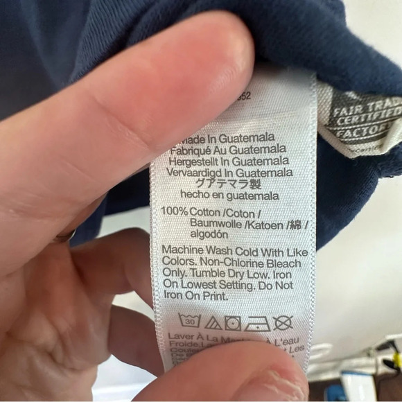 Madewell Tonite's The Nite Softfade Cotton Crewneck Relaxed Tee size Small 1041 - Picture 6 of 9